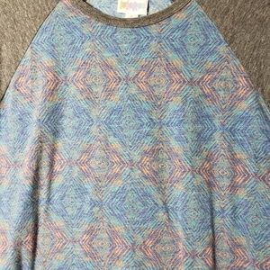 LulaRoe Randy Top Raglan Ladies M Baseball Shirt